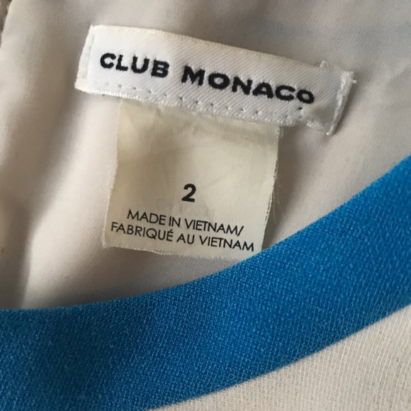 Club Monaco color block dress with long zipper - Picture 5 of 7